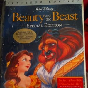 New Beauty and the Beast Platinum Edition VHS